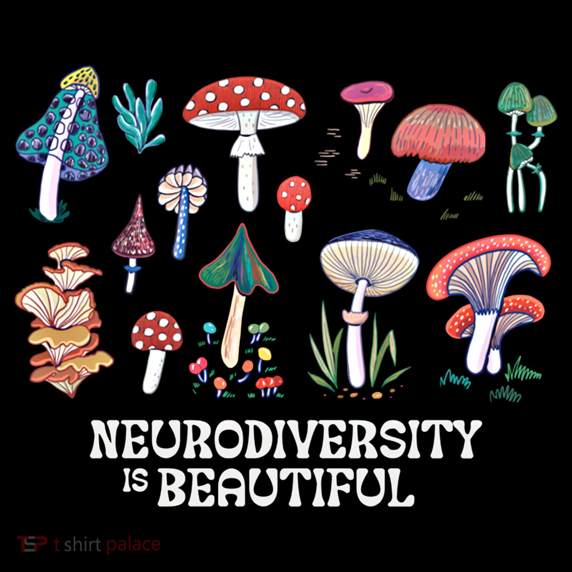 Neurodiversity Is Beautiful Mushroom Autism Awareness Outfit Gift Coffee Mug