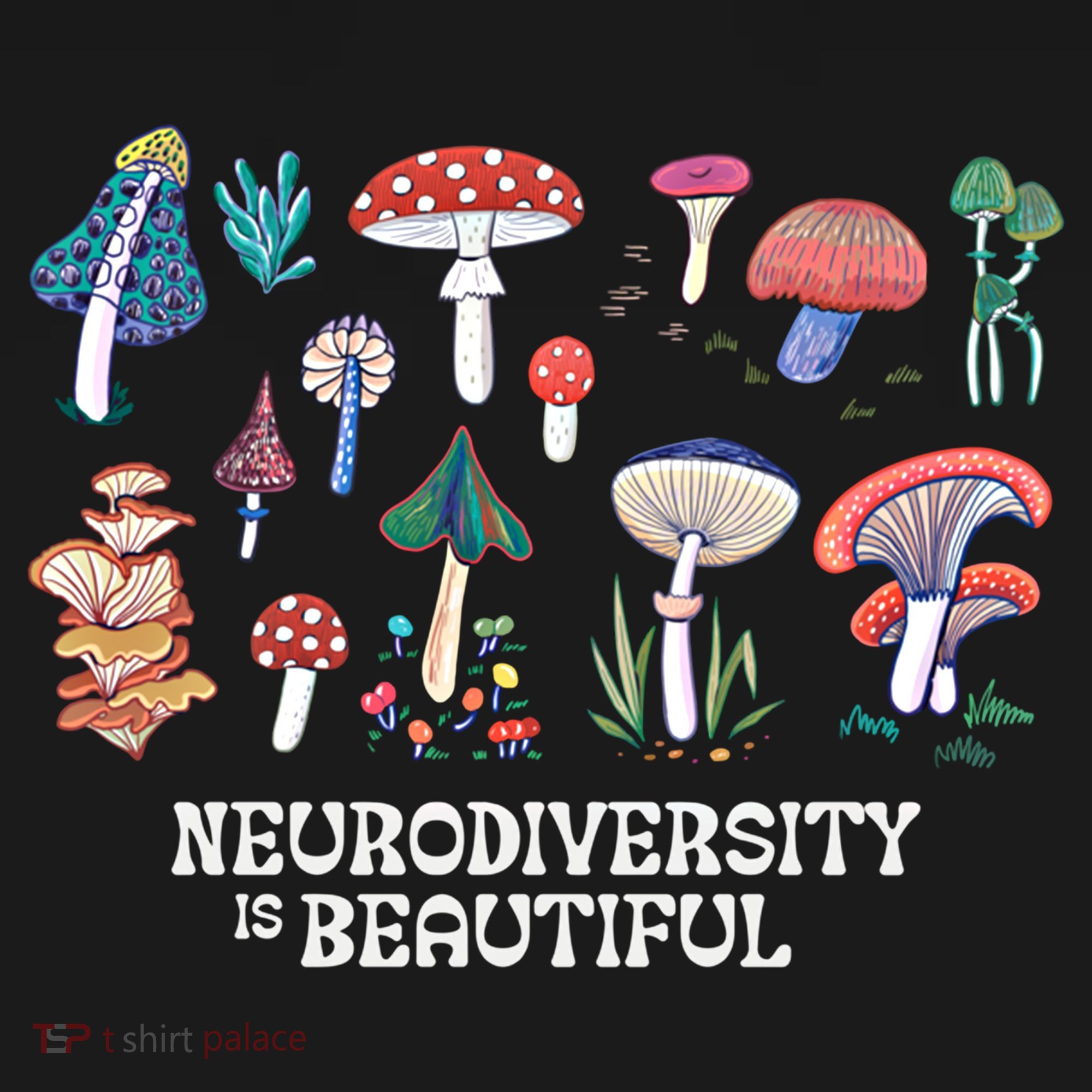 Neurodiversity Is Beautiful Mushroom Autism Awareness Outfit Gift Women's Hoodie