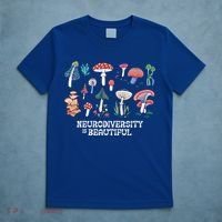 Neurodiversity Is Beautiful Mushroom Autism Awareness Outfit Gift T-Shirt thumb 5