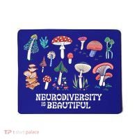 Neurodiversity Is Beautiful Mushroom Autism Awareness Outfit Gift Mousepad thumb 0