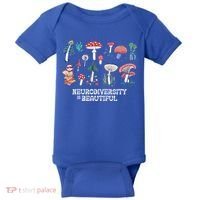 Neurodiversity Is Beautiful Mushroom Autism Awareness Outfit Gift Baby Bodysuit thumb 0