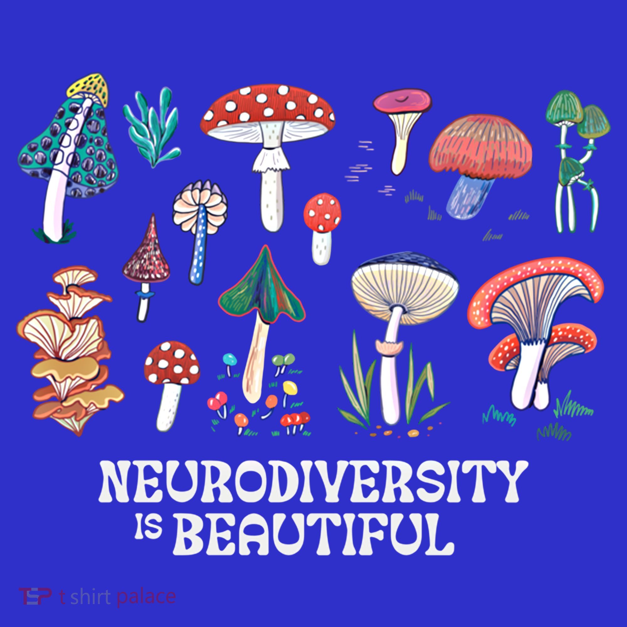 Neurodiversity Is Beautiful Mushroom Autism Awareness Outfit Gift Visor