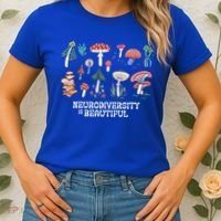 Neurodiversity Is Beautiful Mushroom Autism Awareness Outfit Gift Women's T-Shirt thumb 2