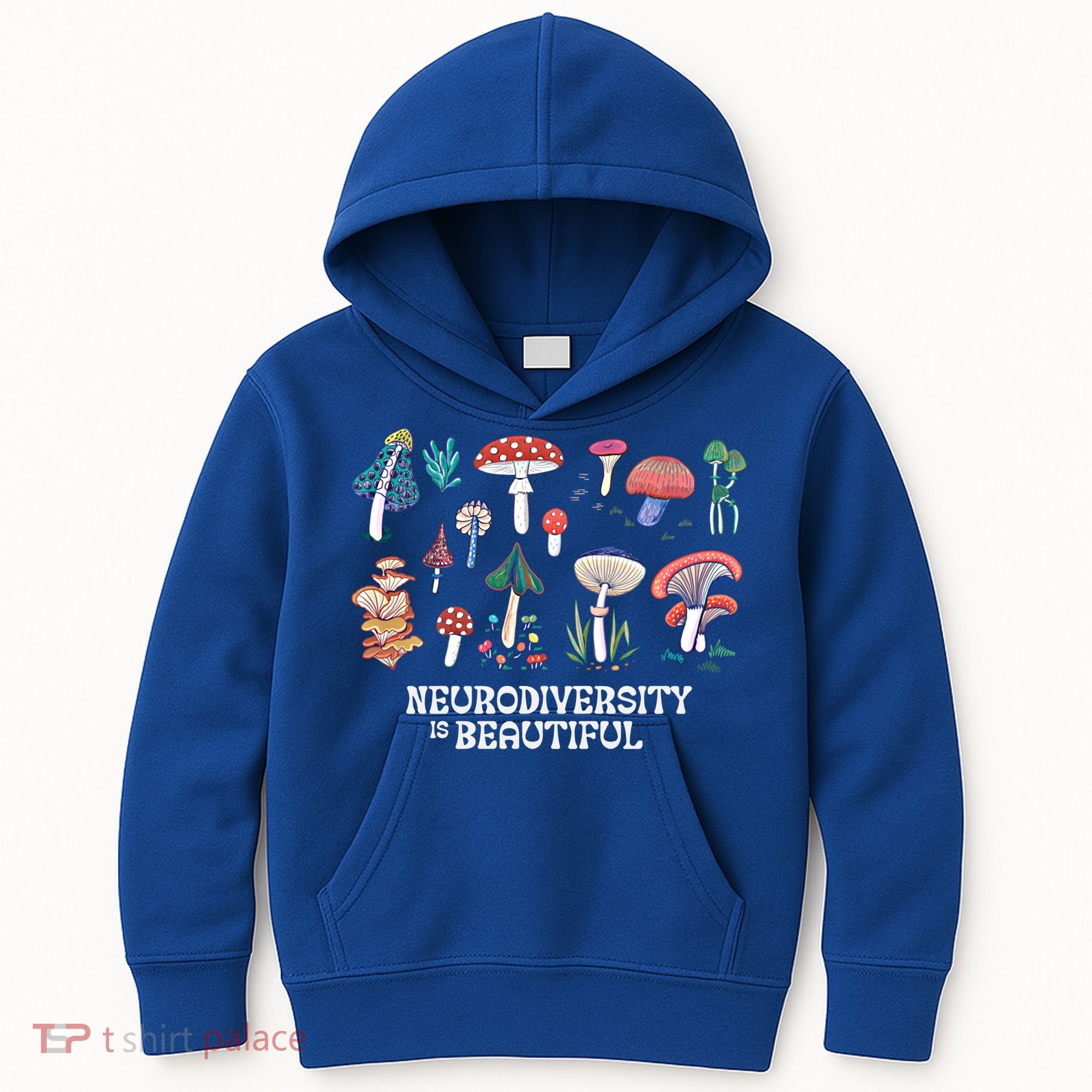 Neurodiversity Is Beautiful Mushroom Autism Awareness Outfit Gift Kids Hoodie