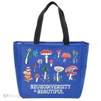 Neurodiversity Is Beautiful Mushroom Autism Awareness Outfit Gift Tote Bag thumb 0