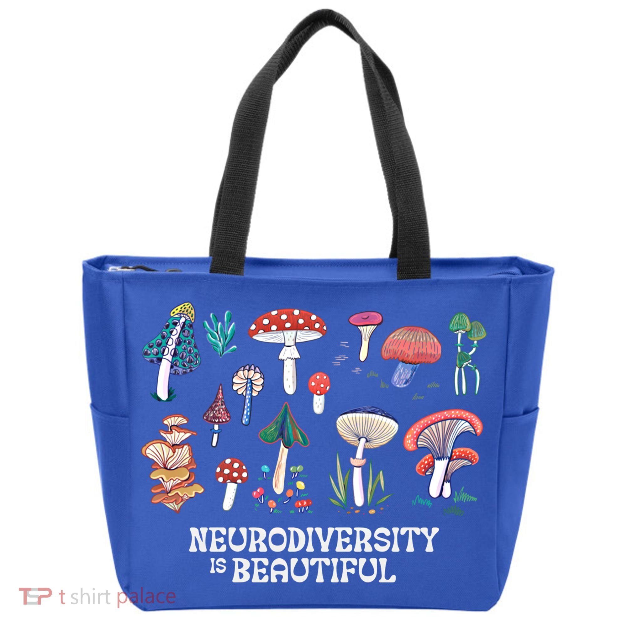Neurodiversity Is Beautiful Mushroom Autism Awareness Outfit Gift Tote Bag