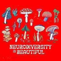 Neurodiversity Is Beautiful Mushroom Autism Awareness Outfit Gift Santa Hat thumb 1