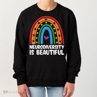 Neurodiversity Is Beautiful Autism Awareness Month Gift Women's Sweatshirt thumb 0