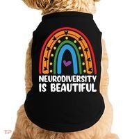 Neurodiversity Is Beautiful Autism Awareness Month Gift Doggie Tank thumb 0