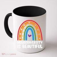 Neurodiversity Is Beautiful Autism Awareness Month Gift Coffee Mug thumb 0
