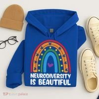 Neurodiversity Is Beautiful Autism Awareness Month Gift Hoodie thumb 4