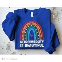 Neurodiversity Is Beautiful Autism Awareness Month Gift Sweatshirt thumb 2