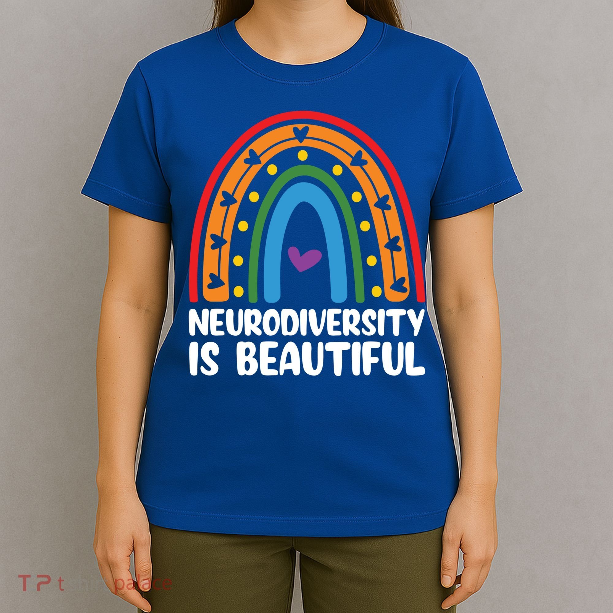 Neurodiversity Is Beautiful Autism Awareness Month Gift T-Shirt