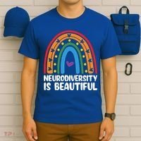 Neurodiversity Is Beautiful Autism Awareness Month Gift T-Shirt thumb 6