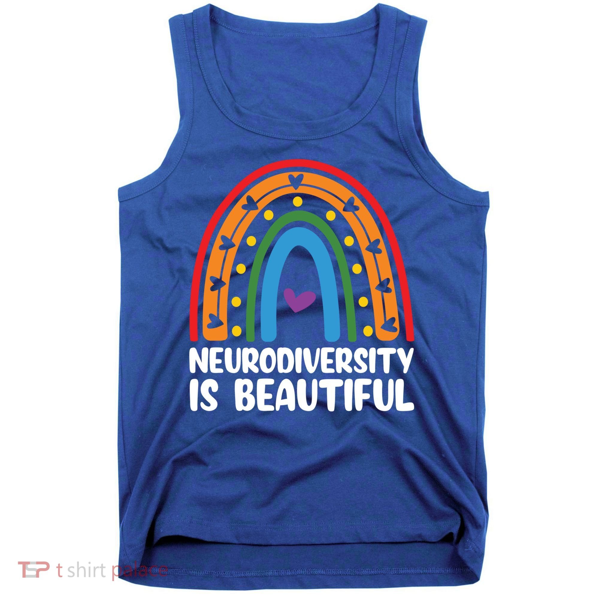 Neurodiversity Is Beautiful Autism Awareness Month Gift Tank Top