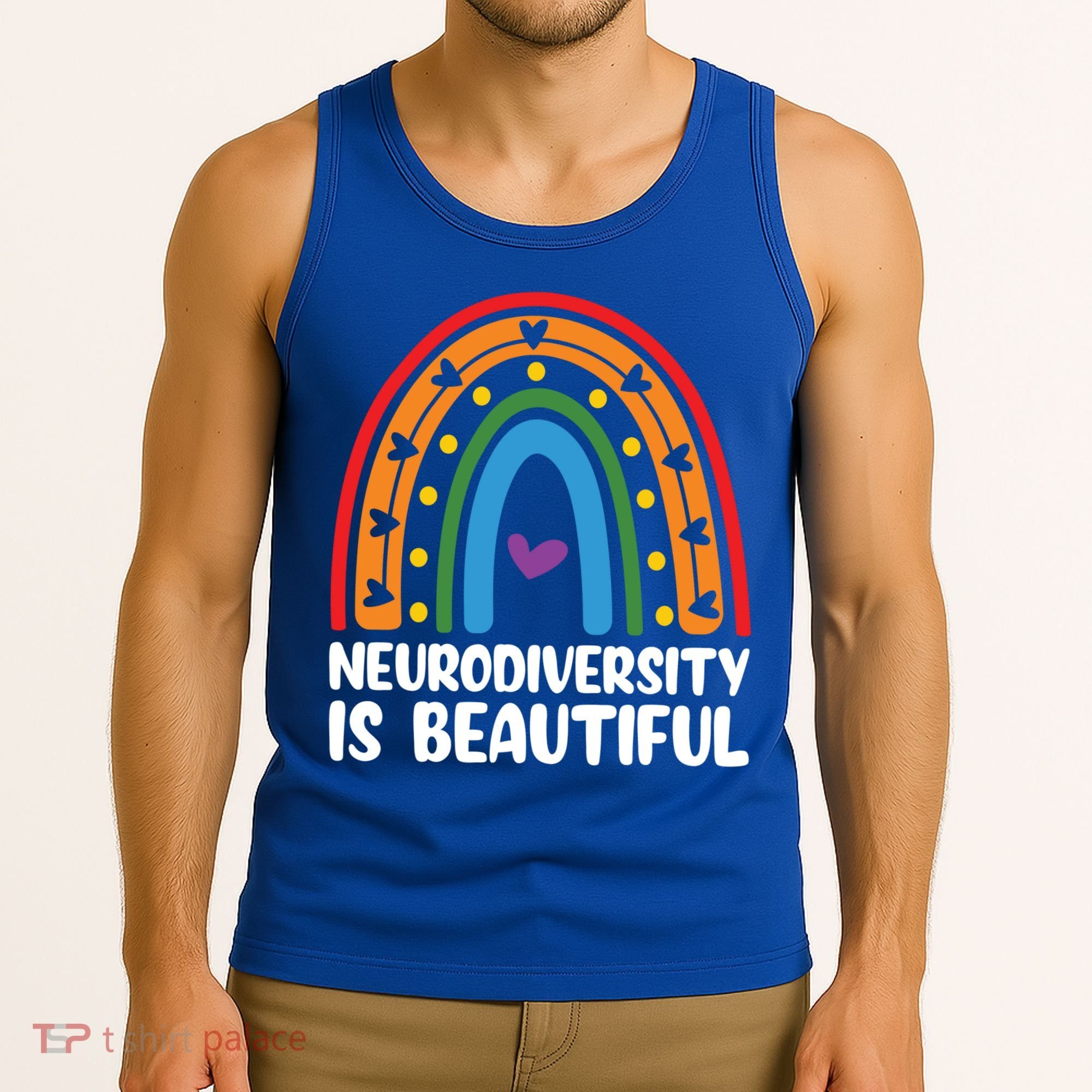 Neurodiversity Is Beautiful Autism Awareness Month Gift Tank Top
