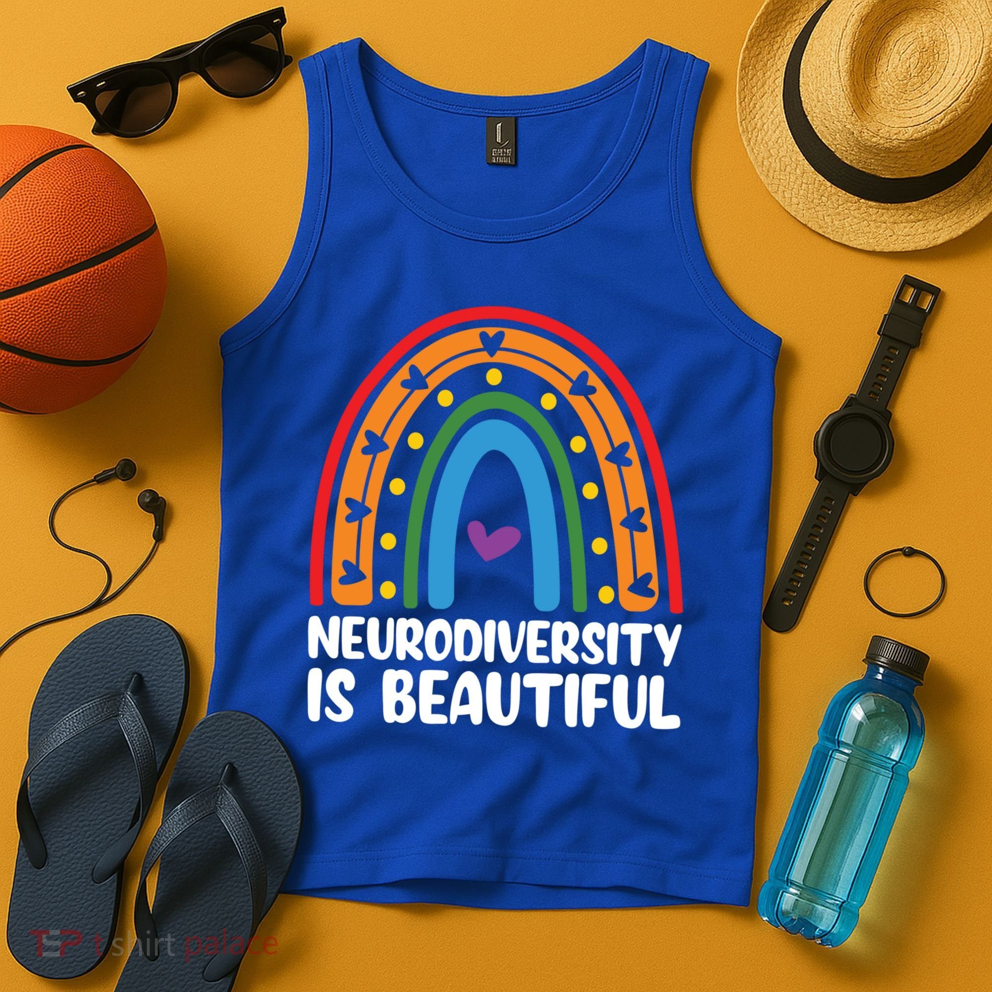Neurodiversity Is Beautiful Autism Awareness Month Gift Tank Top