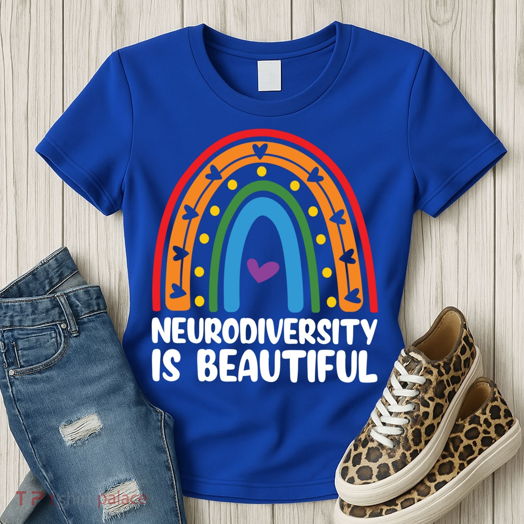 Neurodiversity Is Beautiful Autism Awareness Month Gift Women's T-Shirt