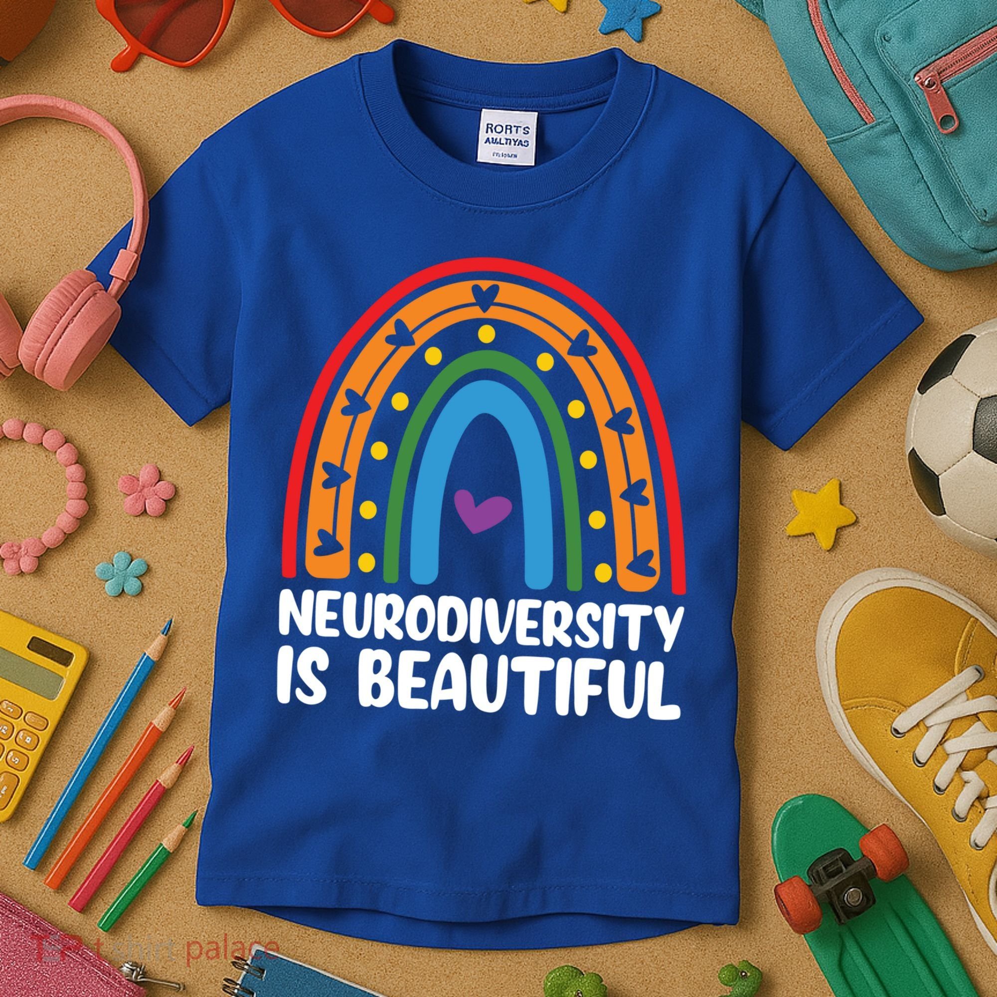 Neurodiversity Is Beautiful Autism Awareness Month Gift Kids T-Shirt