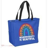 Neurodiversity Is Beautiful Autism Awareness Month Gift Tote Bag thumb 2