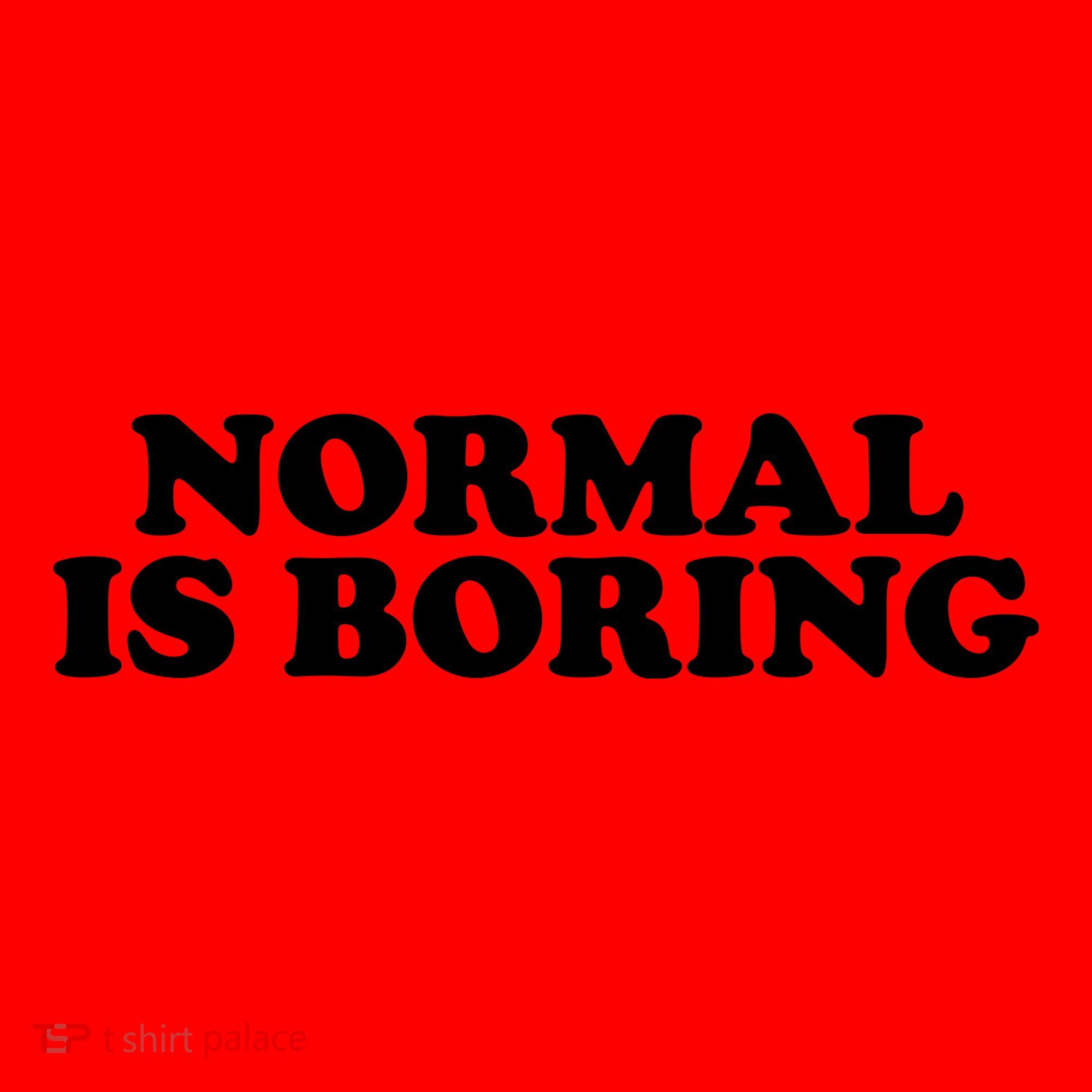Normal Is Boring Santa Hat