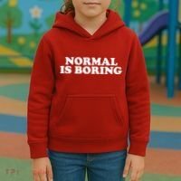 Normal Is Boring Kids Hoodie thumb 3