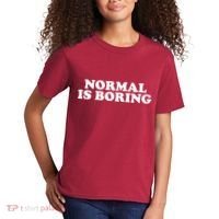 Normal Is Boring Kids T-Shirt thumb 2
