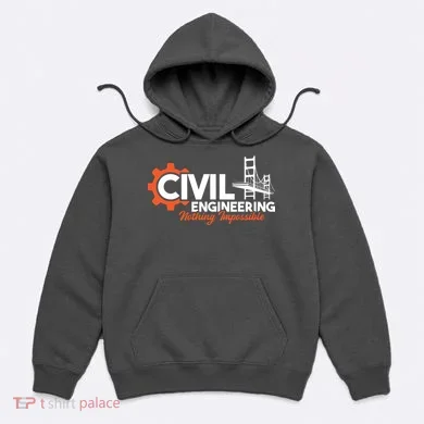 Nothing Impossible Bridge Engineer Civil Engineering Hoodie