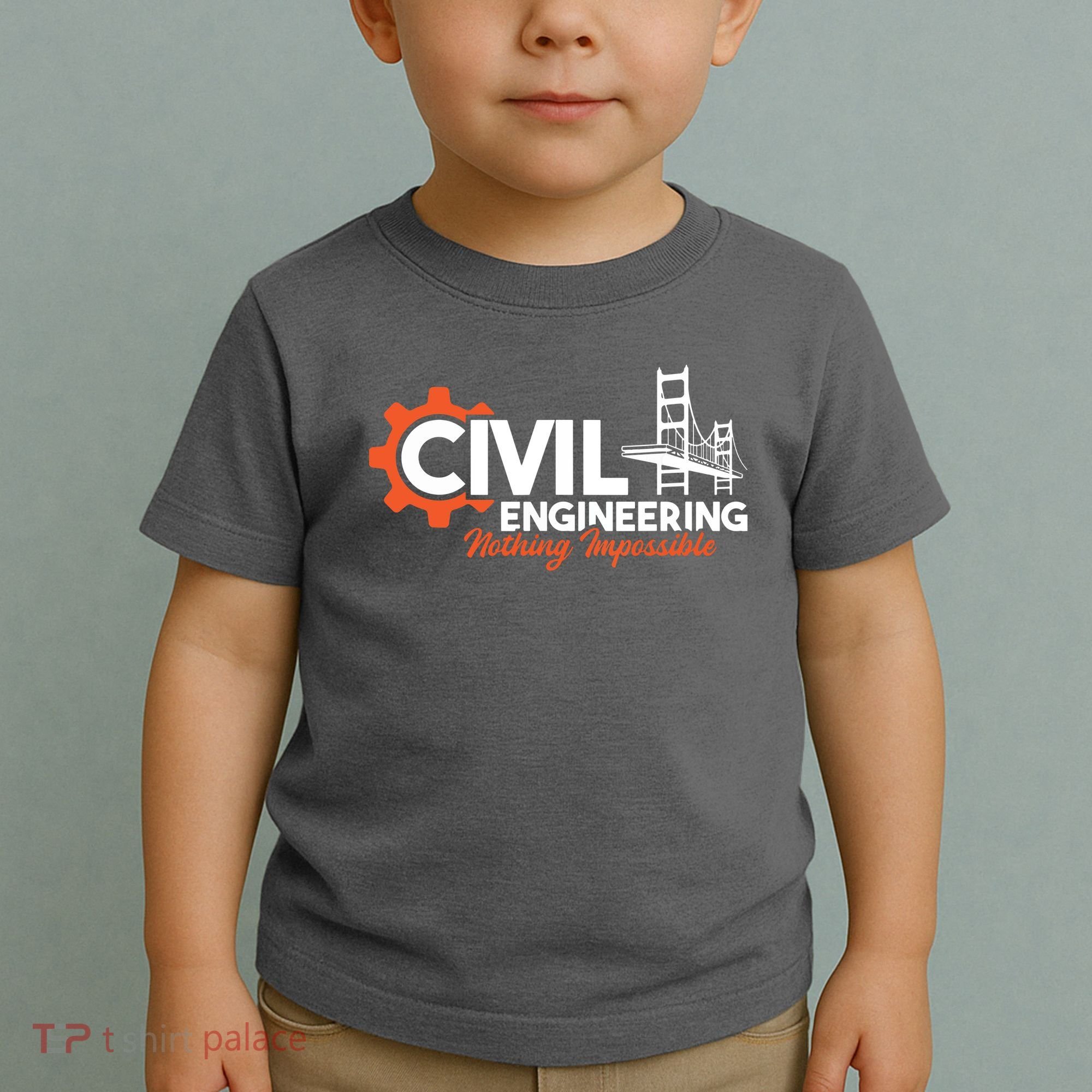 Nothing Impossible Bridge Engineer Civil Engineering Toddler T-Shirt