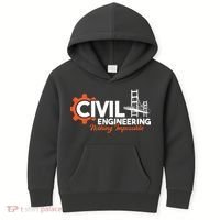 Nothing Impossible Bridge Engineer Civil Engineering Kids Hoodie thumb 0