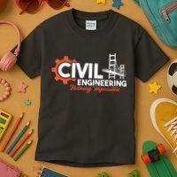 Nothing Impossible Bridge Engineer Civil Engineering Kids T-Shirt thumb 3