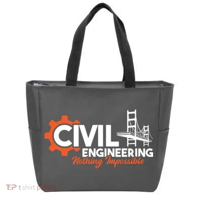 Nothing Impossible Bridge Engineer Civil Engineering Tote Bag
