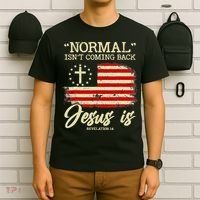 Normal Isn't Coming Back But Jesus Is Revelation 14 Costume T-Shirt thumb 6