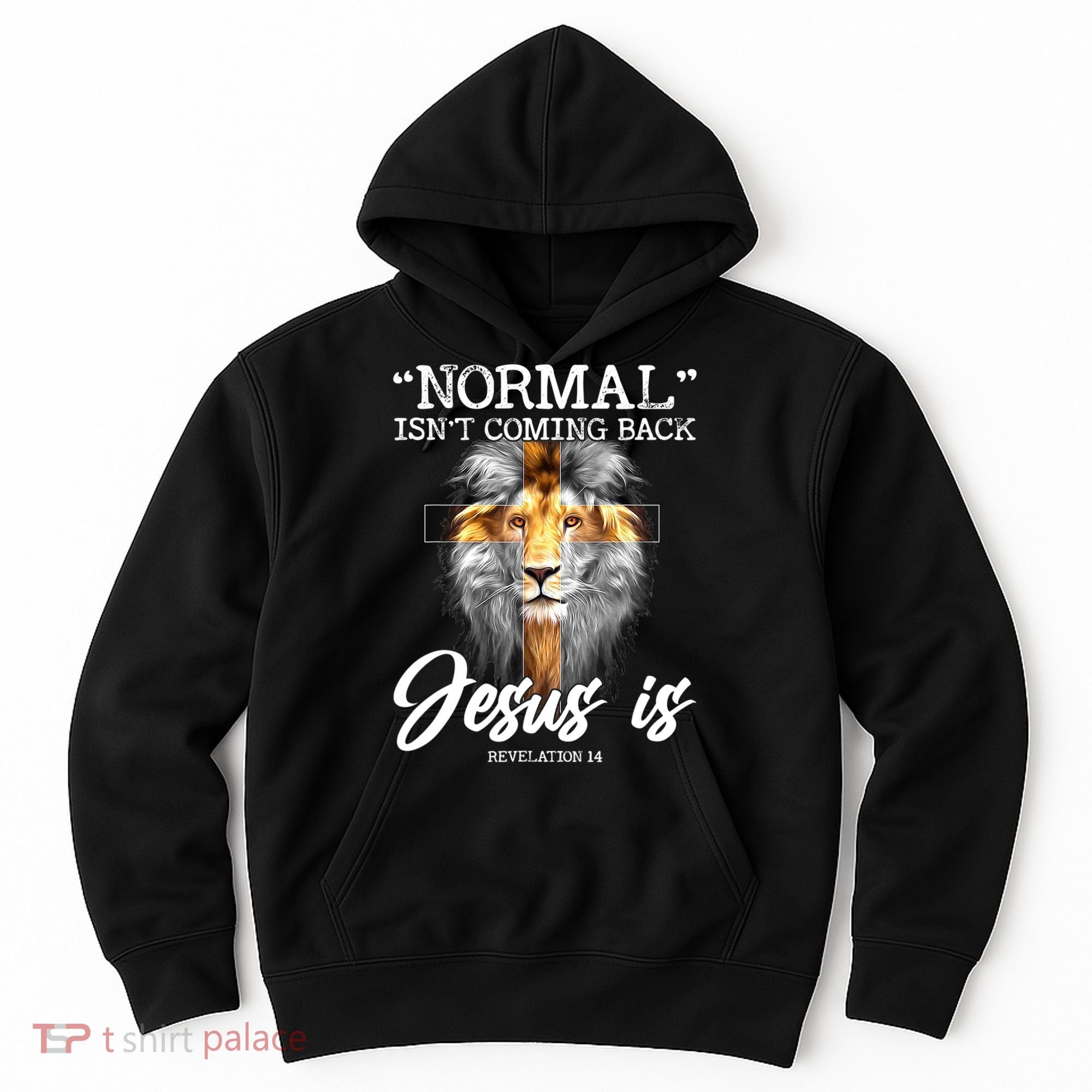 Normal Isn't Coming Back But Jesus Is Cross Christian Hoodie