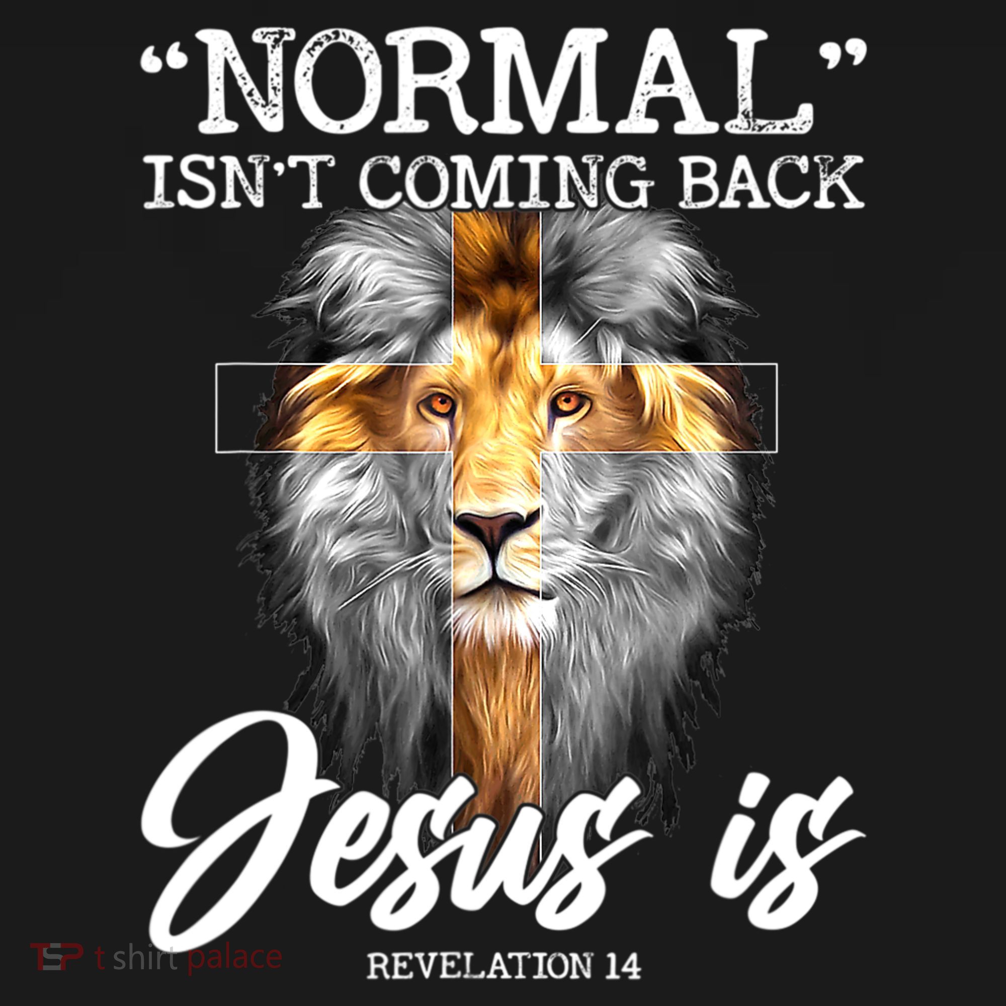 Normal Isn't Coming Back But Jesus Is Cross Christian Women's Tank Top