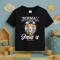 Normal Isn't Coming Back But Jesus Is Cross Christian Toddler T-Shirt thumb 3