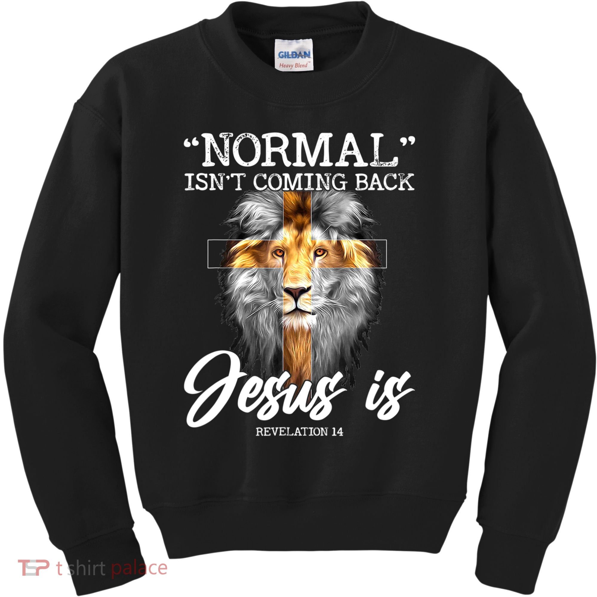 Normal Isn't Coming Back But Jesus Is Cross Christian Kids Sweatshirt