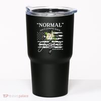 Normal Isn't Coming Back But Jesus Is Revelation 14 Flower Tumbler thumb 0