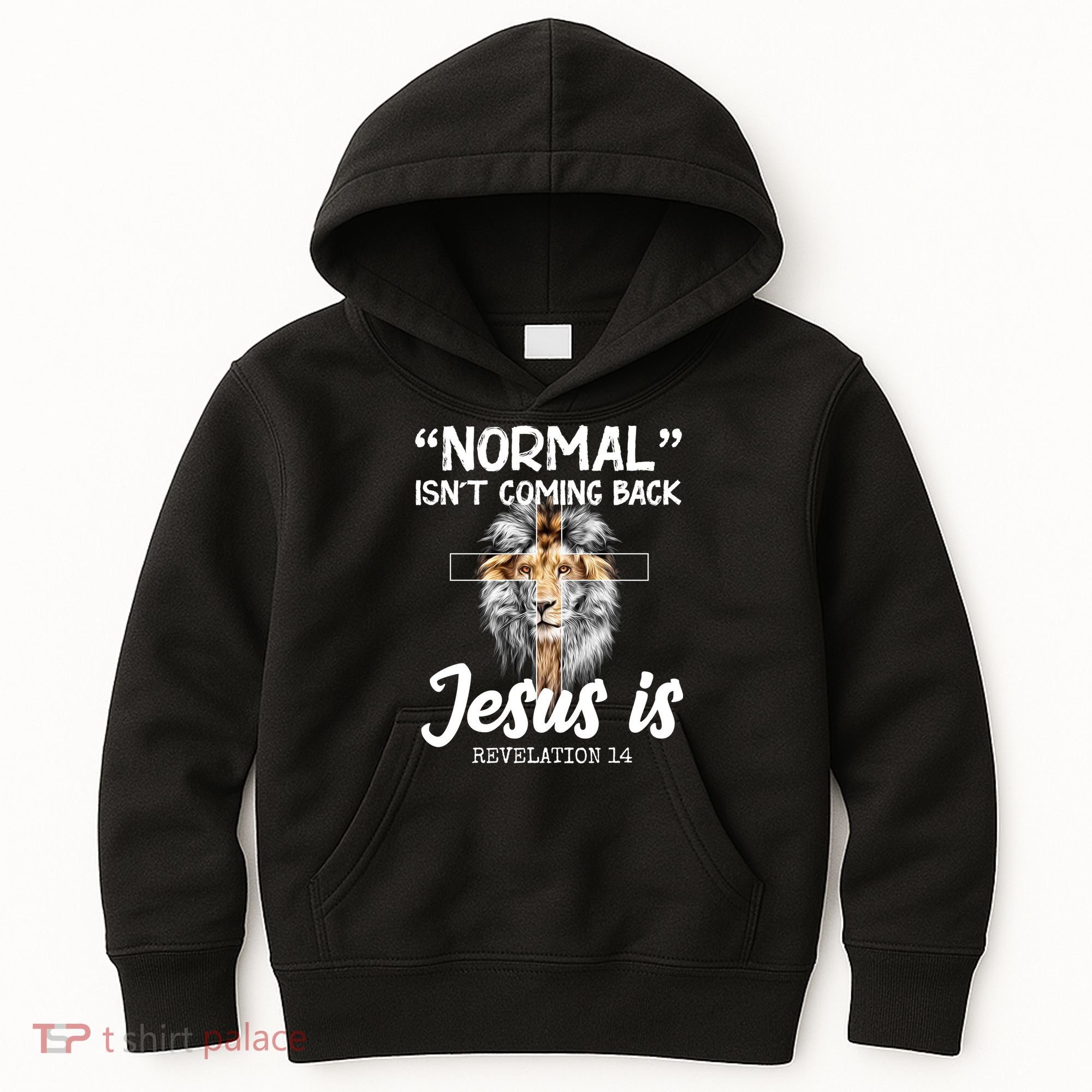 Normal Isn't Coming Back Jesus Is Revelations 14 Kids Hoodie