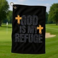 Normal Isnt Coming Back Yeshua Is Golf Towel thumb 1