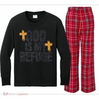 Normal Isnt Coming Back Yeshua Is Kids Long Sleeve Plaid Pajama Set thumb 0