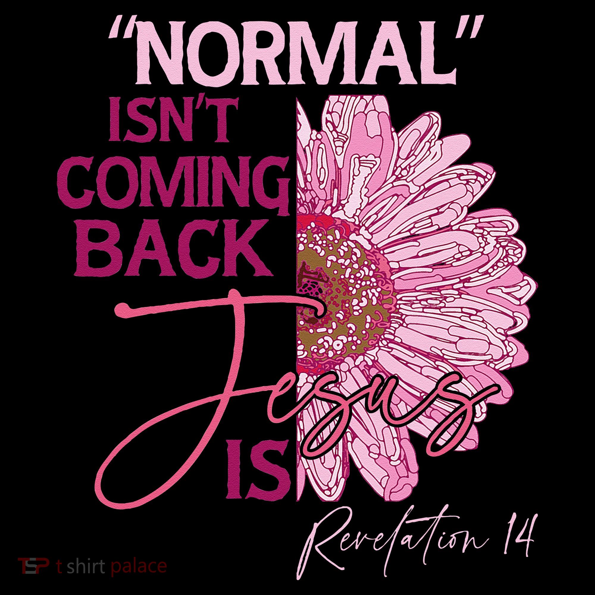 Normal Isnt Coming Back Jesus Is USA-Made Doggie Bandana