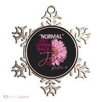 Normal Isnt Coming Back Jesus Is Ornament thumb 0