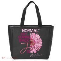 Normal Isnt Coming Back Jesus Is Tote Bag thumb 0