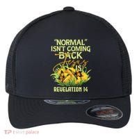 Normal Isnt Coming Back Jesus Is Flexfit Unipanel Trucker Cap thumb 0