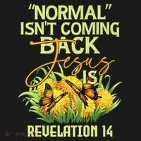 Normal Isnt Coming Back Jesus Is Bucket Hat thumb 4