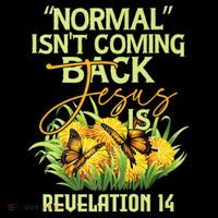 Normal Isnt Coming Back Jesus Is Mousepad thumb 1