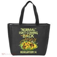Normal Isnt Coming Back Jesus Is Tote Bag thumb 0