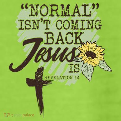 Normal Isnt Coming Back Jesus Is Adult Drive Performance Visor