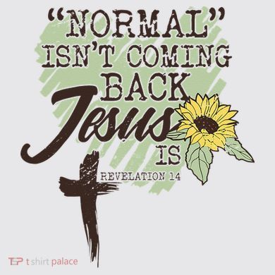 Normal Isnt Coming Back Jesus Is Womens Funnel Neck Pullover Hood